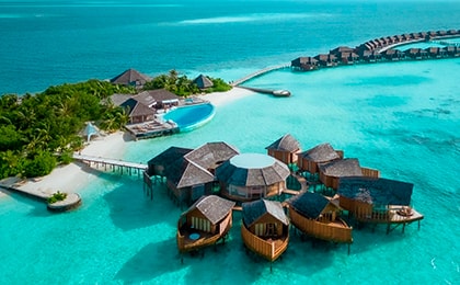 Водная вилла Lily Beach Resort с системой все включено