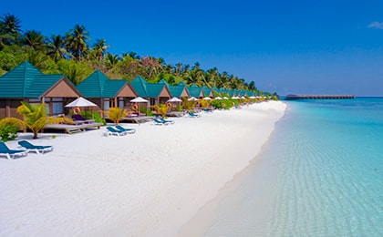 Песчаная коса Meeru Island Resort