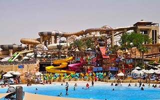 Развлекательная зона Wild Wadi Waterpark в районе Джумейра